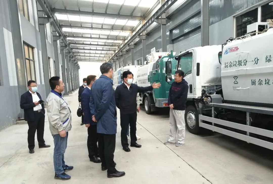 市長鄭德雁一行蒞臨海德汽車調研指導工作